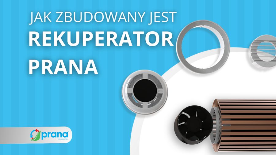 Jak zbudowany jest rekuperator PRANA