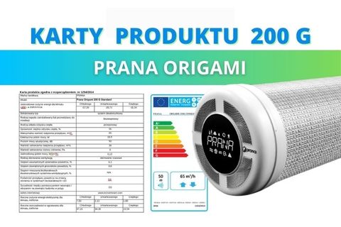 Karty produktu PRANA Origami 200G