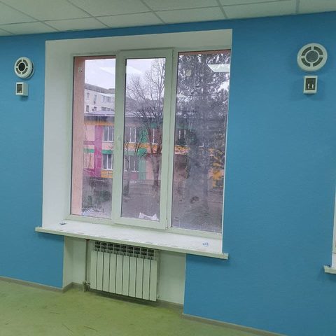 Rekuperator PRANA w sali przedszkolnej